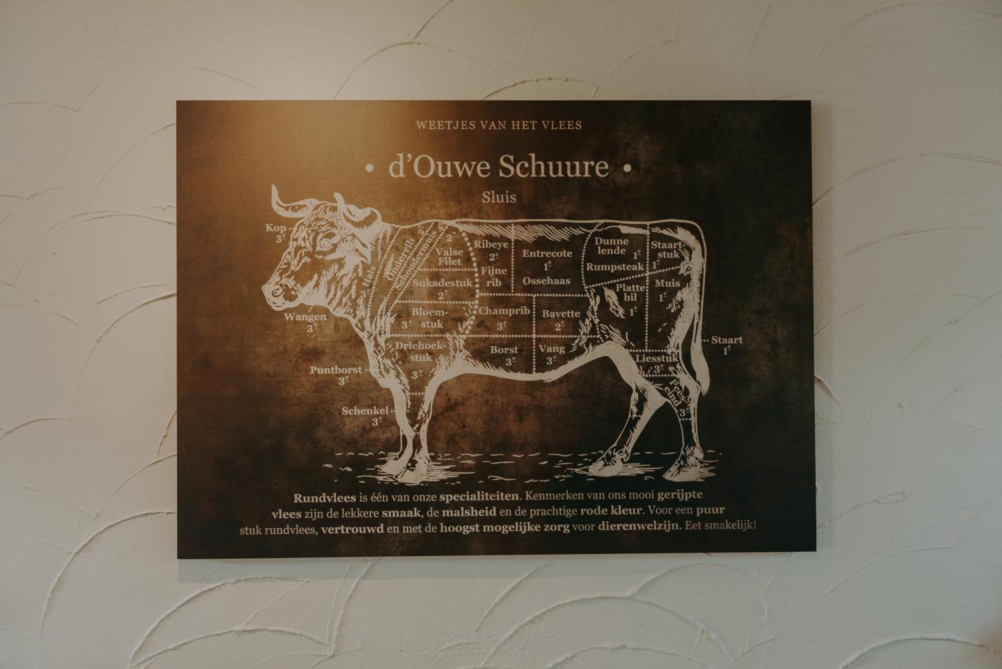 Ouwe Schuure Bed & Breakfast Sluis Exterior foto